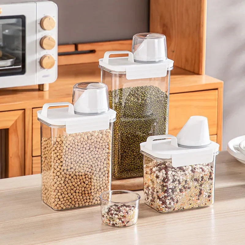 Airtight Rice & Grain Storage Container with Measuring Cup Food Storage Container Oasis Select