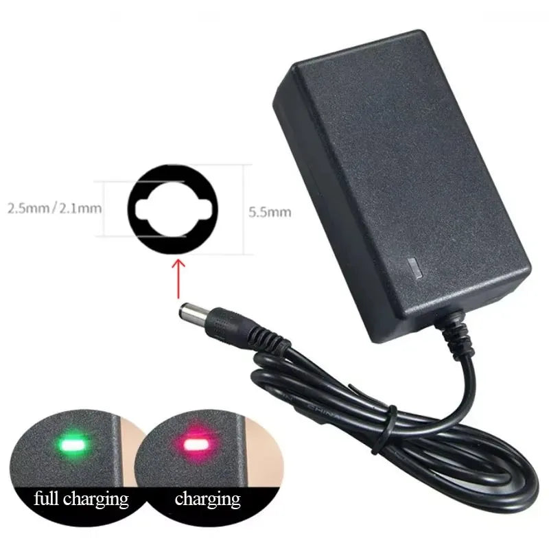 DC 21V Lithium Battery Charger For 18V Electric Drill Intelligent Power Tools 21V 2A Power Supply Adapter Transformer EU US Plug Oasis Select