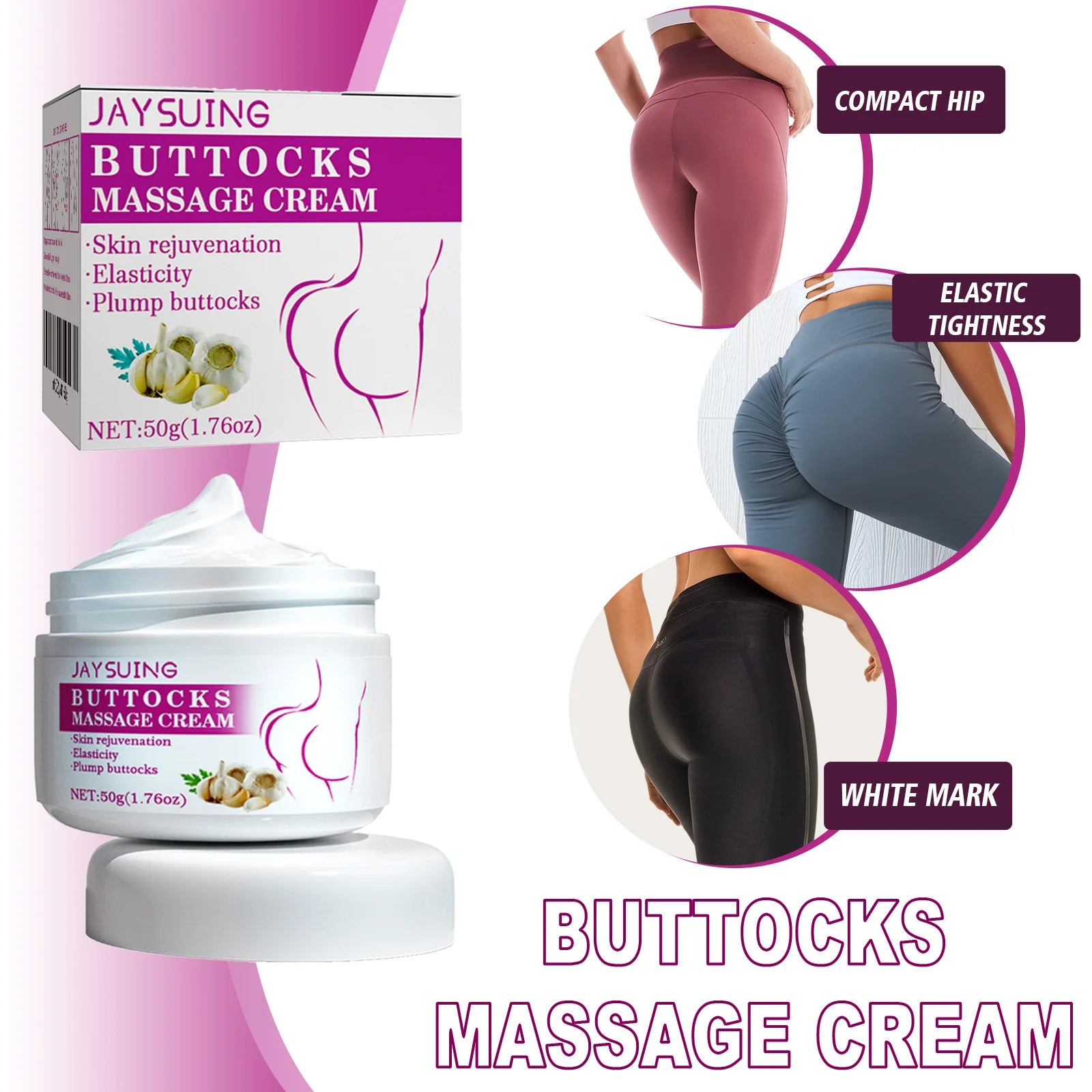 Hip Buttock Care Cream Women Butt Firming Lifting Shaping Moisturizing Body Massager Lotion Peach Plump Buttocks Care Cream Oasis Select