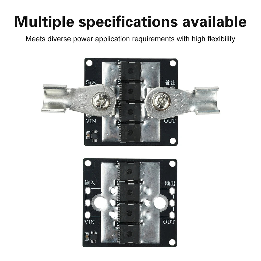 40A/65A/100A Unlimited Voltage Ideal Diode Module High Current Anti-Reverse Flow for Solar Charging & Battery Backup Systems Oasis Select