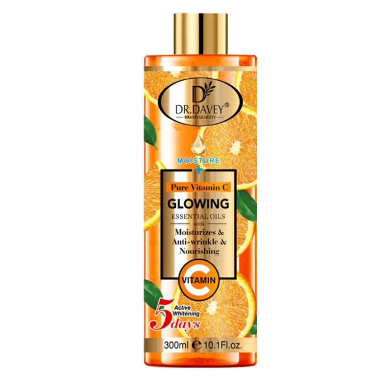 DR.DAVEY 300ml Vitamin C Body Oil – Moisturize & Brighten Skin