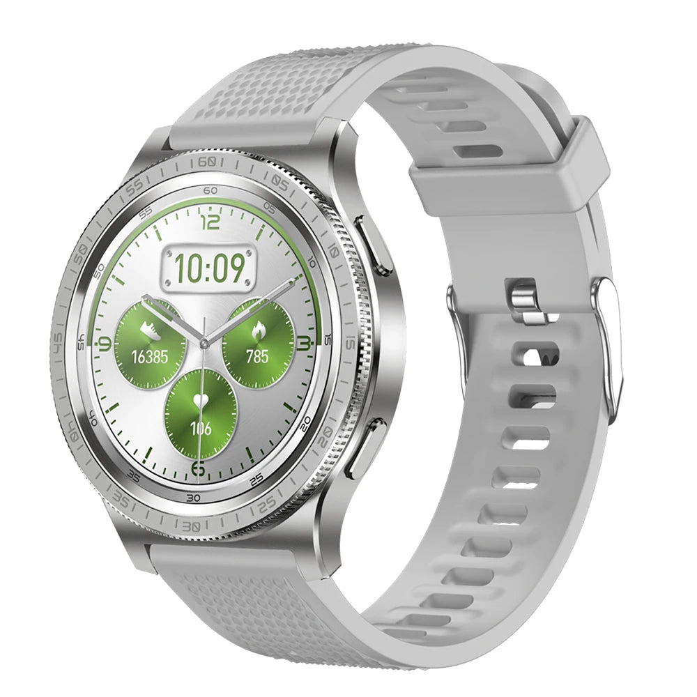 Rotating Physical Dial AMOLED Screen BT Call Waterproof Smartwatch Women Outdoor GPS Sports Smart Watches Men Heart Rate Monitor Oasis Select SVLGS