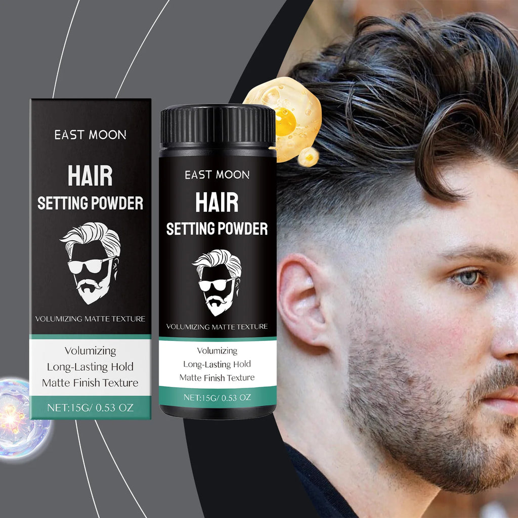 Matte Hair Styling Powder For Men - Instant Volume Texture Lightweight & Non-Greasy Easy To Use For Natural Looking Hairstyles Oasis Select