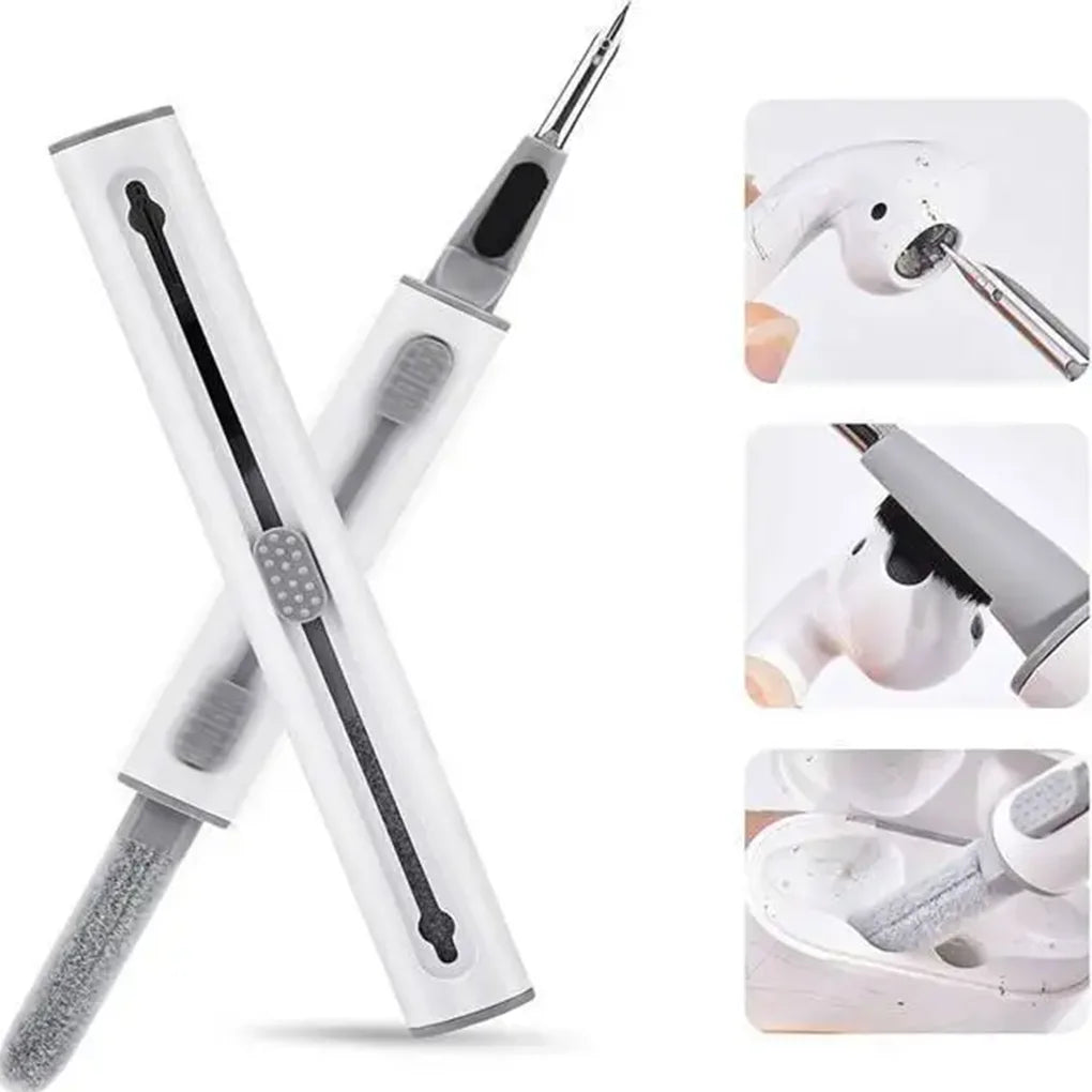 Cleaner Kit For Airpods Pro 1 2 Bluetooth Earbuds Cleaning Pen Airpods Pro Case Cleaning Tools For iPhone Xiaomi Huawei Samsung Oasis Select White