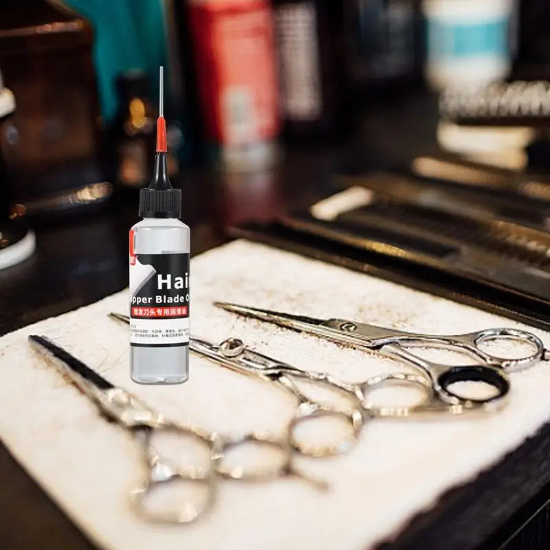 Hair Cutting Tool Lubricant, No Odor Trimmer Oil, Reduce Metal Friction, Clipper Scissors Maintenance Lubricating Oil Oasis Select