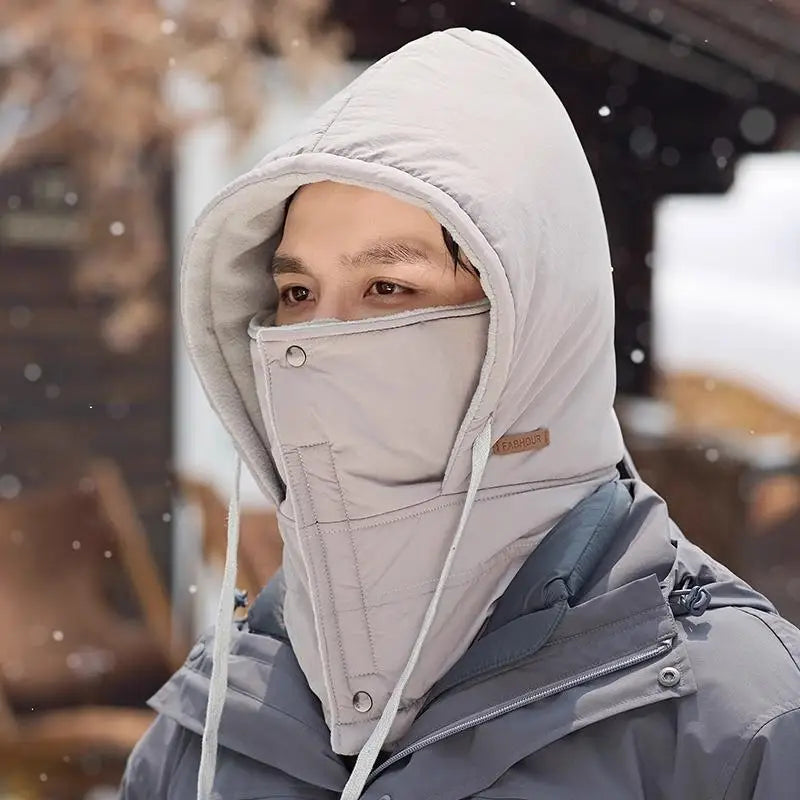 Windproof Cycling Cap with Neck Warmer & Mask | Winter Hat