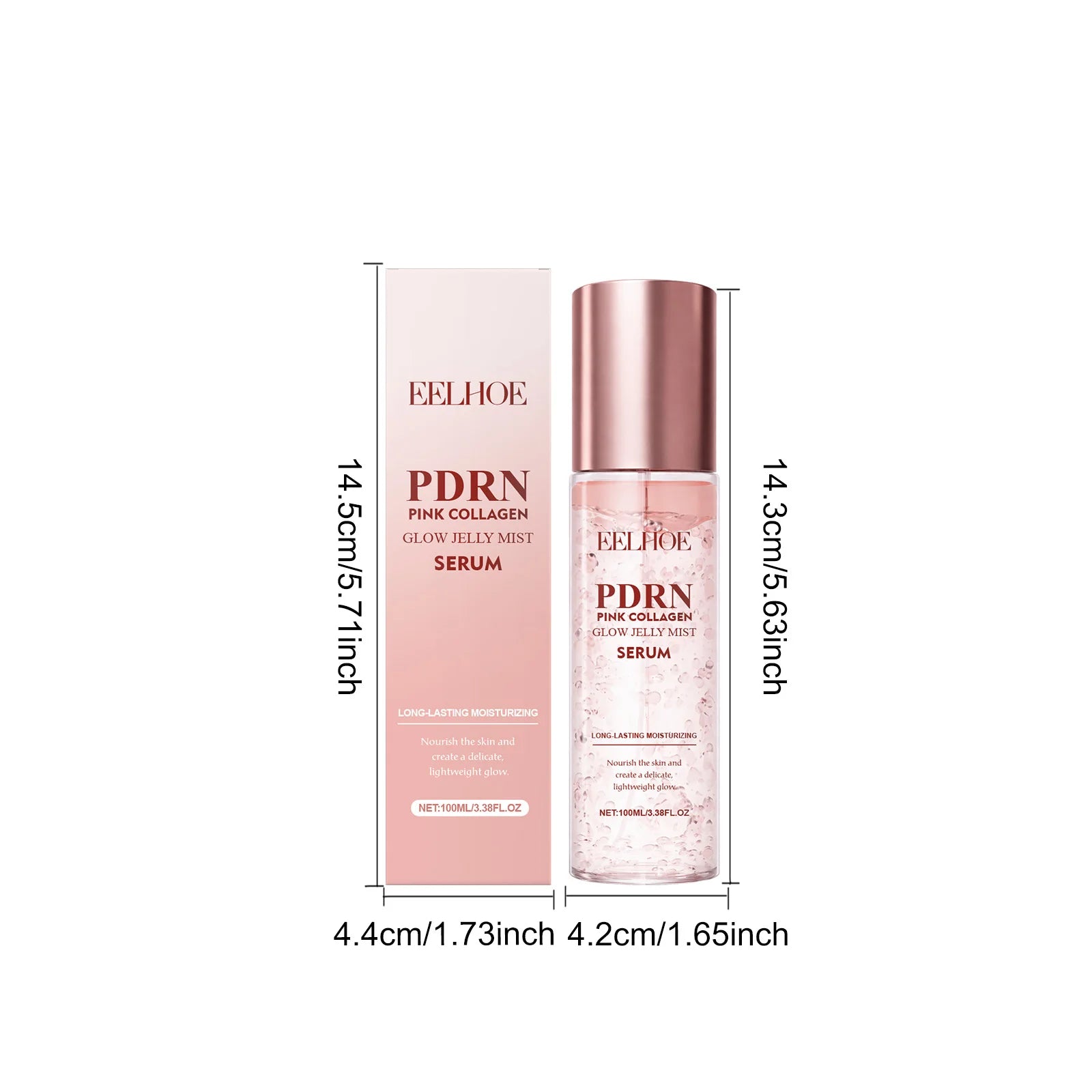 Jelly Mist Serum Collagen Brightening Essence Spray Facial Moisturizing Soothing Delicate Skin Improve Drying Skin Care Oasis Select