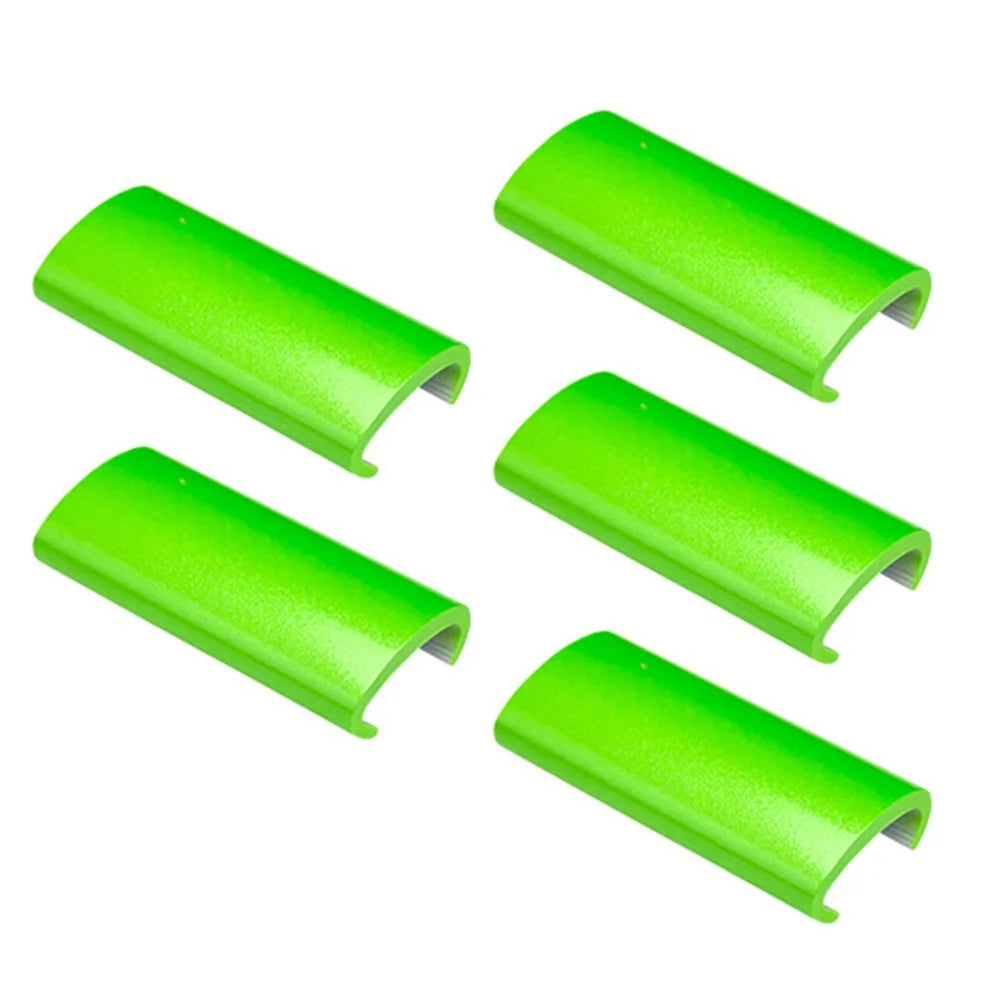 5pcs Pickleball Paddle Weight Buckle 45×18mm Counterweight Block Edge Protector For Pickleball Snap Fastener Replace Accessories Oasis Select green