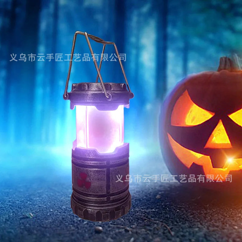 Nuclear Reactor Lantern Gift Mini Handheld Nuclear Reactor Lantern Toy Doomsday Nuclear Reaction Push Simulation Illuminator Oasis Select Silver Light 190mmX68mm