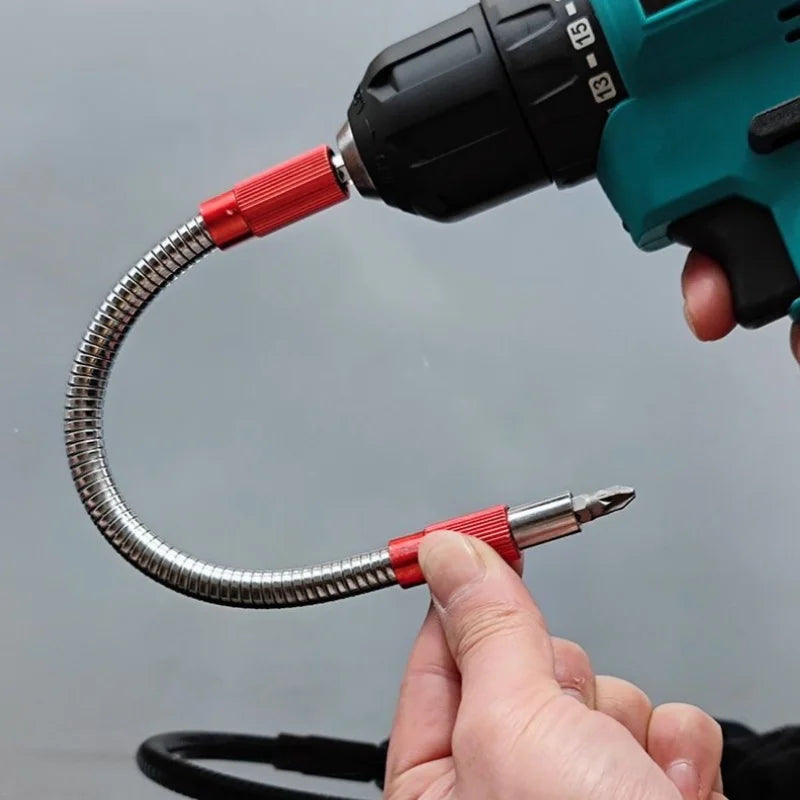 Flexible Drill Bit Extension Hexagonal Shank Bendable Impact Bit Extension Universal 25cm Metal Flexible Shaft Extension Bit Oasis Select