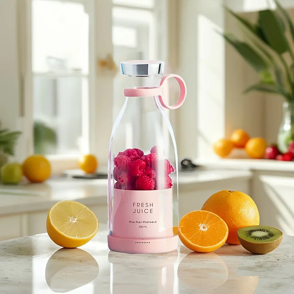 Portable Wireless Electric Juicer Cup 350ml USB Rechargeable