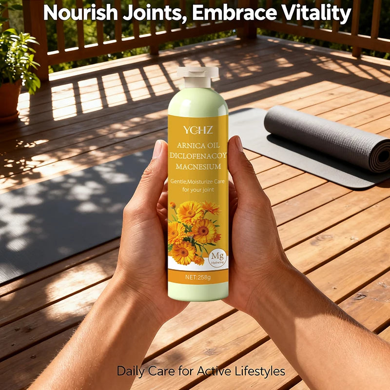 Calendula Magnesium Massage Cream – Cooling Body Moisturizer