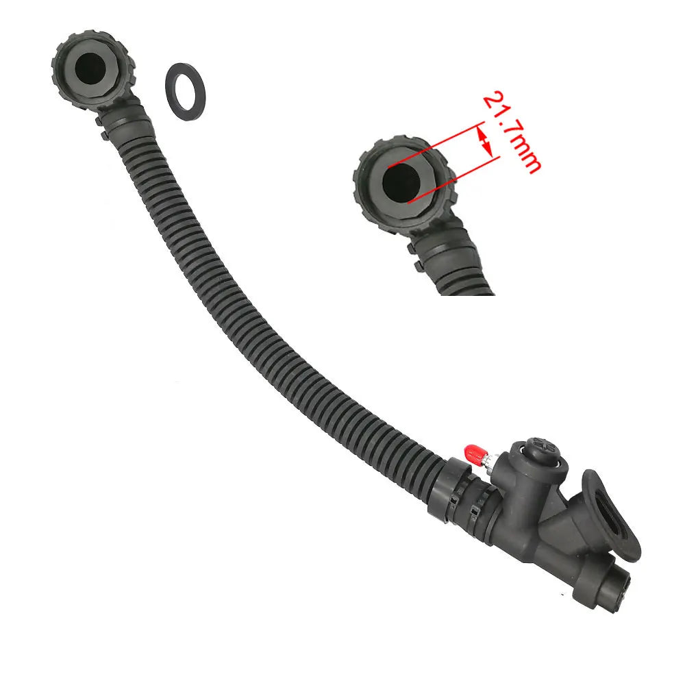 16Inch Scuba Compact Power Inflator Air Inflation Exhaust Elbow Diving Dive BCD Parts Oasis Select