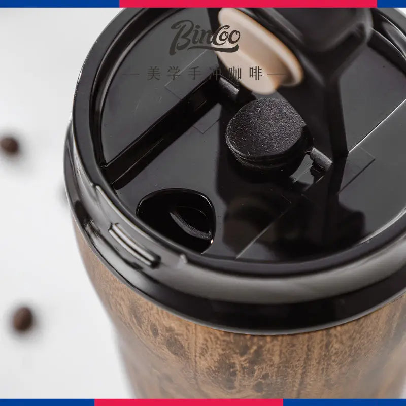 Coffee cup ceramic interior thermos cup Retro high appearance level portable stainless steel water cup Oasis Select