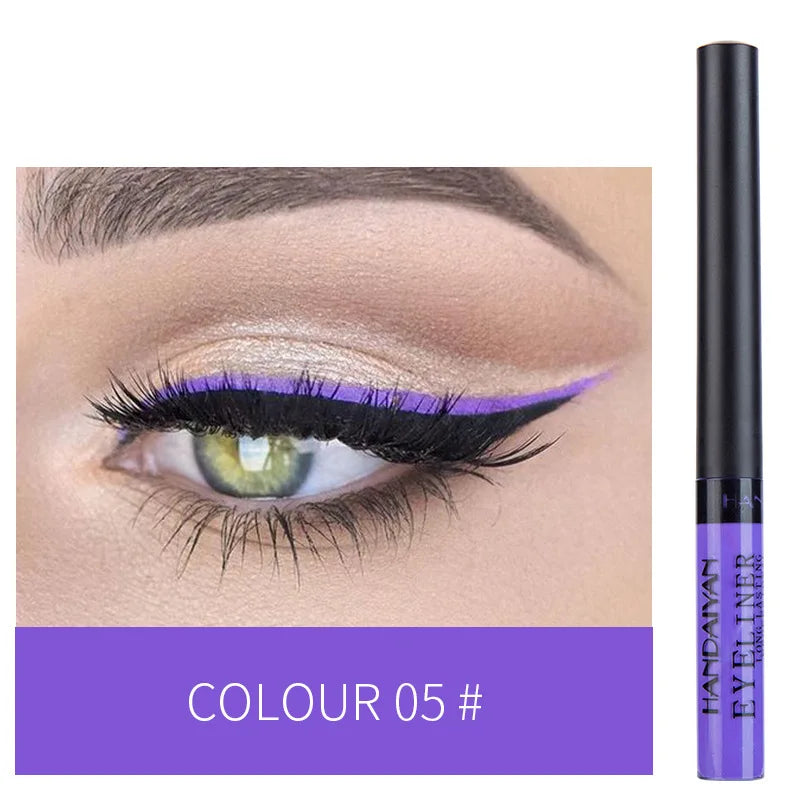 Handaiyan Neon UV Glow Liquid Eyeliner – Waterproof Matte