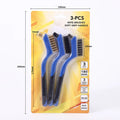 Mini Brush Set Of Three Kitchen Brushes For Gas Hoods Grease And Stain Removal Cooktop Cleaning Tools Steel Wire Small Oasis Select Blue