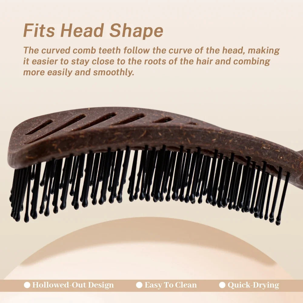 Hollow Out Anti-Static Hair Brush – All Hair Types Anti-Static Hair Brush Oasis Select