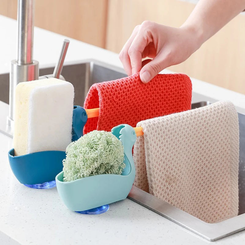 This Dishcloth Rack Is A Sink Drainer And Storage Rack Suitable For Kitchens And Bathrooms. It Can Store Sponges And Dishcloths Oasis Select