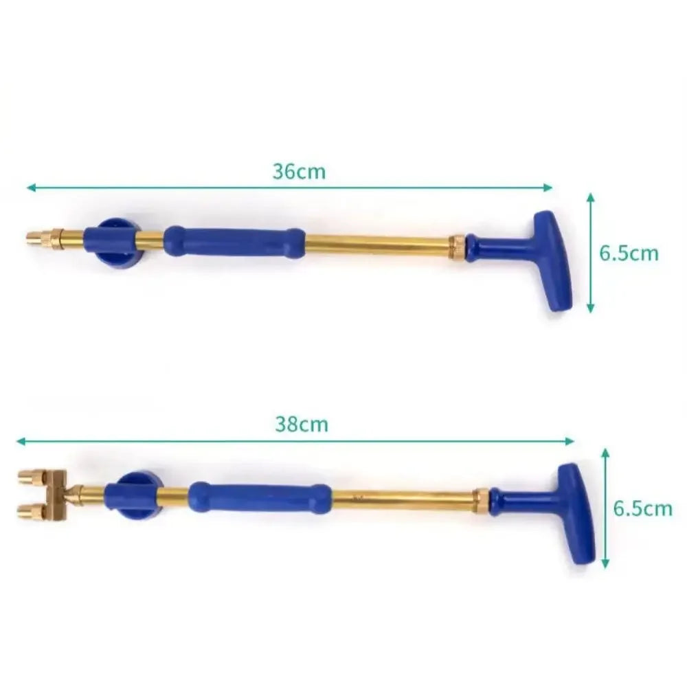 Portable Brass Atomizing Misting Nozzle Push-pull Single/double Head Water Nozzle High Pressure Universal Garden Sprayer Oasis Select