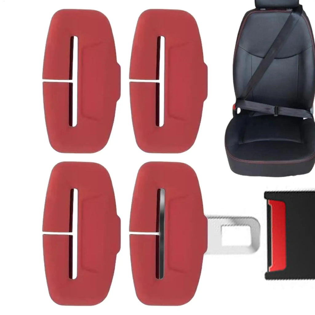 Silicone Seat Belt Buckle Protective Cover Anti-Scratch & Anti-Rattle Buckle Protector For Car Interior Soft Protective Covers Oasis Select