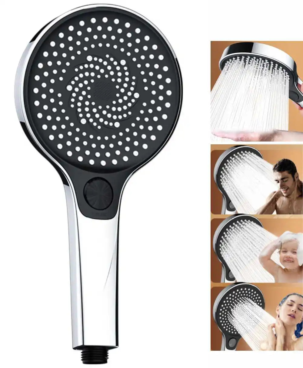 3 Modes 135mm Big Panel Large Flow Shower Head High Pressure Showerhead Portable Filter Rainfall Faucet Tap Bathroom Accessories Oasis Select