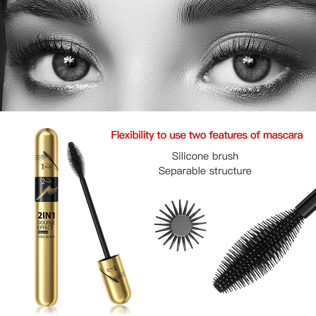Hello Kiss 4D Silk Fiber Mascara – Waterproof, Volume & Length
