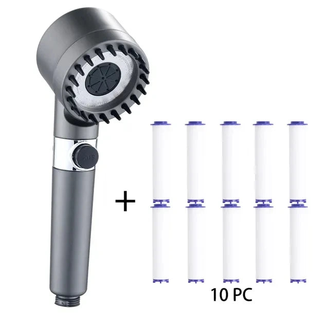 New 3 Modes Shower Head High Pressure Showerhead Portable Filter Rainfall Faucet Tap Bathroom Bath Home Innovative Accessories Oasis Select Shower And 10 Filter