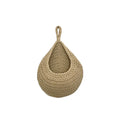 Hanging Water Droplet Net Bag Hanging Wall Vegetable and Fruit Storage Basket Handmade Cotton Rope Woven Bird's Nest Oasis Select 3pce.