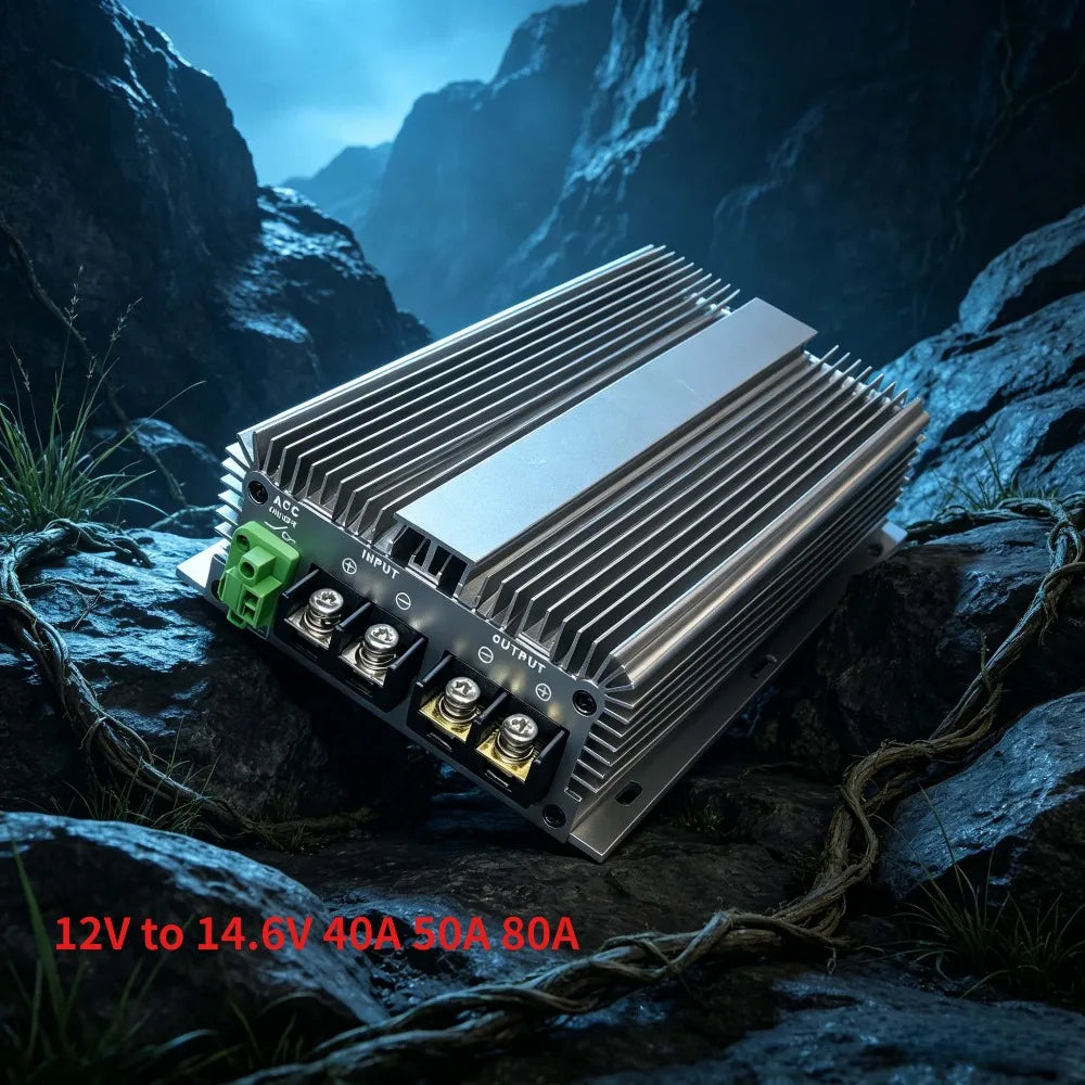 12V to 14.6V 50A 80A 40A Step UP DC Power Converter Voltage Step UP Transformer Power Converter Transformer DC DC Voltage Oasis Select