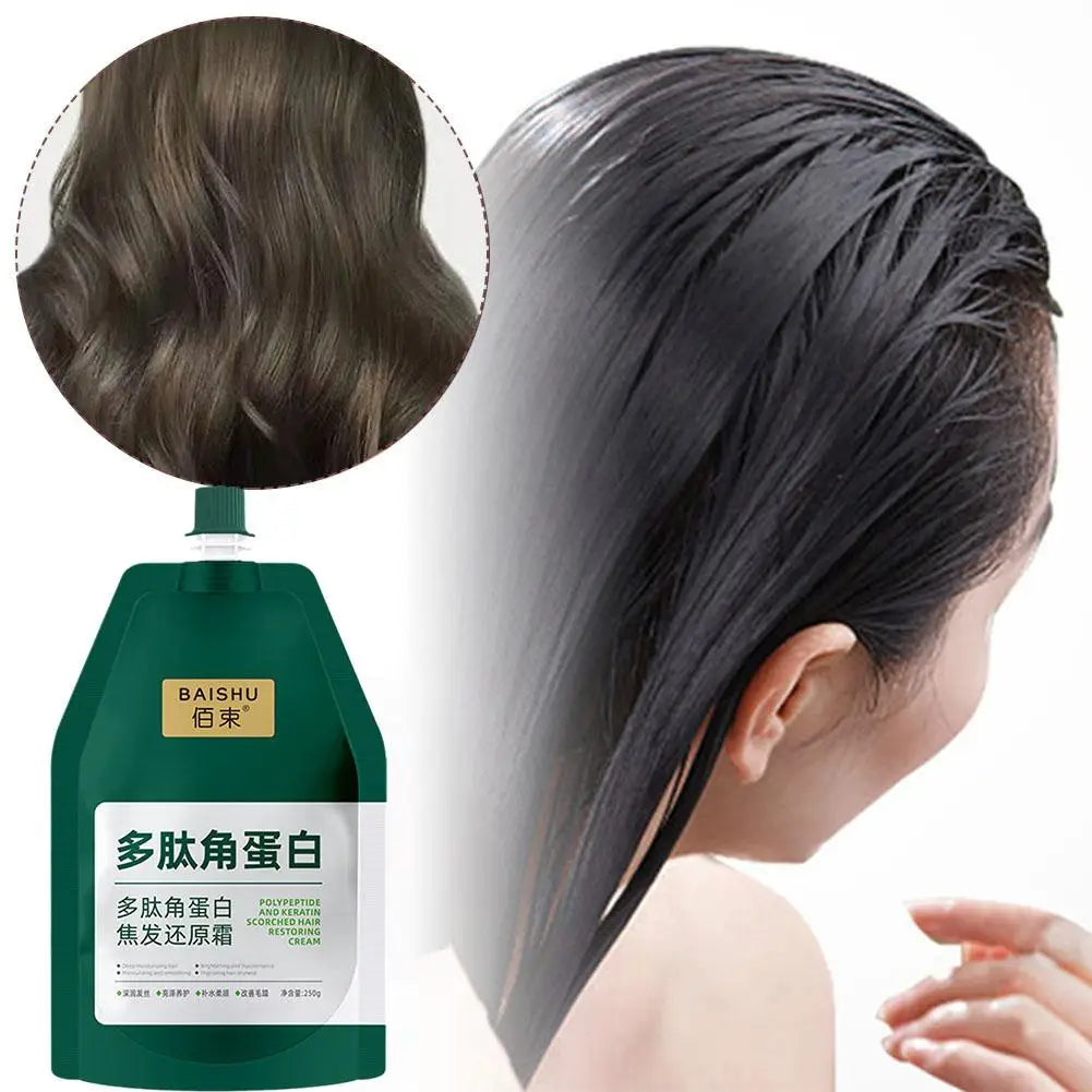 1/3 Polypeptide Keratin Hair Restoring Cream Repair Dry Damaged Hair Scalp Treatment Keratin Hair Mask Nourish Hair Conditioner Oasis Select