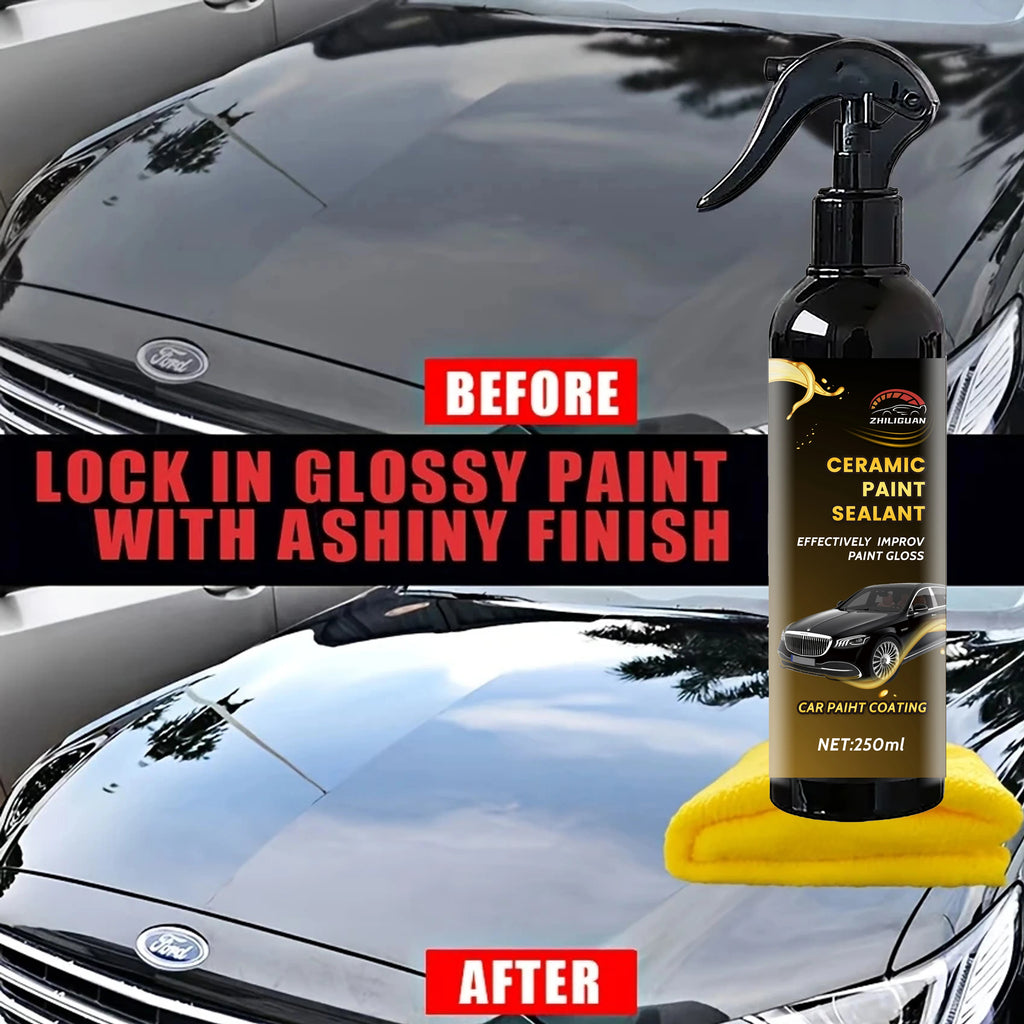 Ceramic Coating Quick Coat Spray – Waterless Wash & Wax Sealant