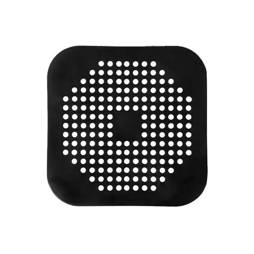 Durable Silicone Kitchen Sink Strainer Hair Drain Catcher Shower Drain Strainer Adsorption Sink Strainer Floor Drain Filter Oasis Select Black