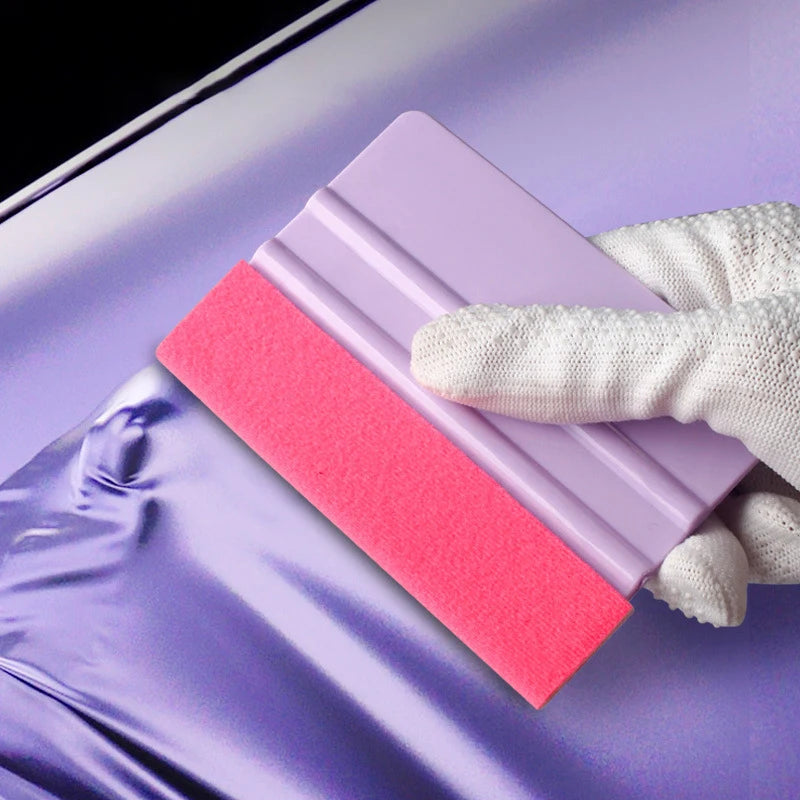 Car Wrap Soft Felt Cloth Edge Squeegee, Self-Stick Scratch-Free Tool for Vinyl Window Tint Oasis Select