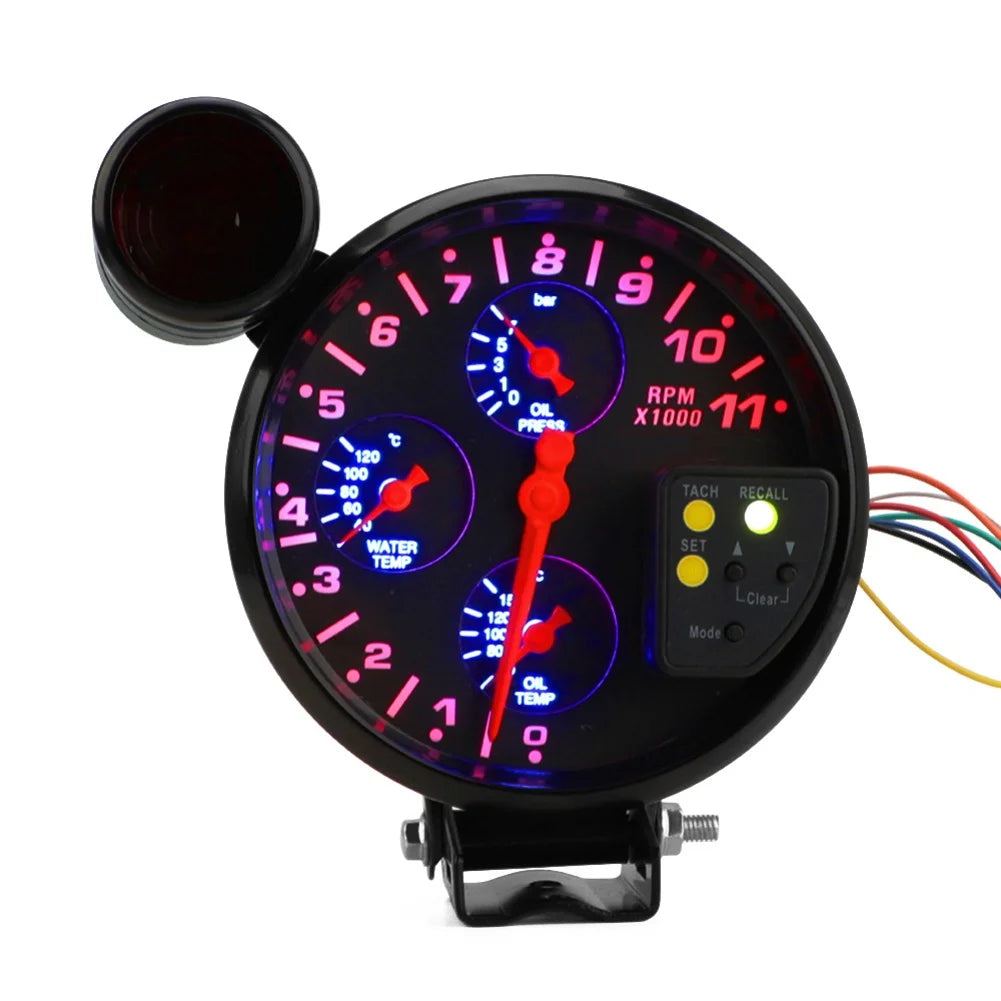 For 4 6 8 Cylinder Engines Car Tachometer For Racing Performance Car Health Management Gauge Water Temp 40 120 C Oasis Select