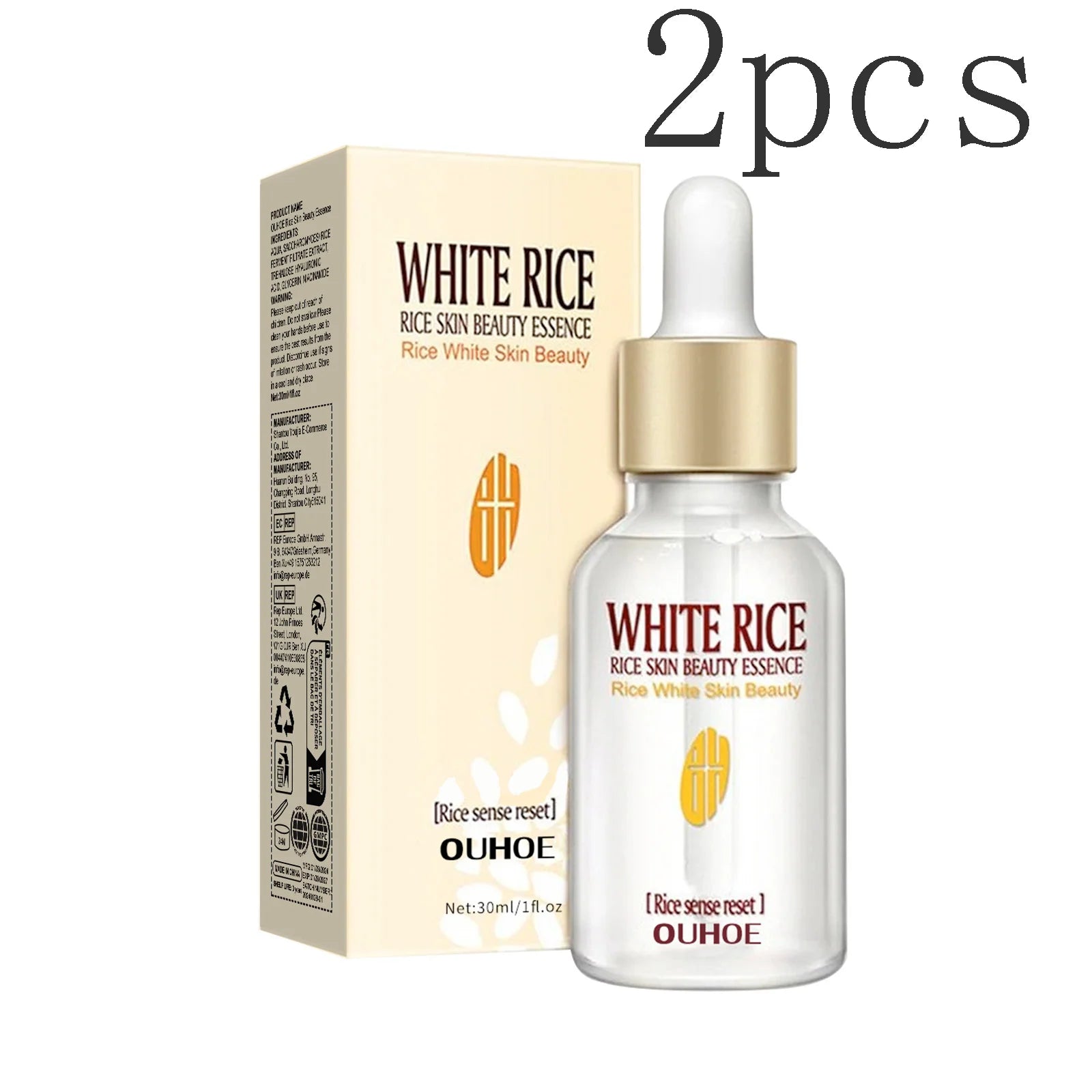 Rice Extract Anti-Wrinkle Face Serum – Hydrating & Firming