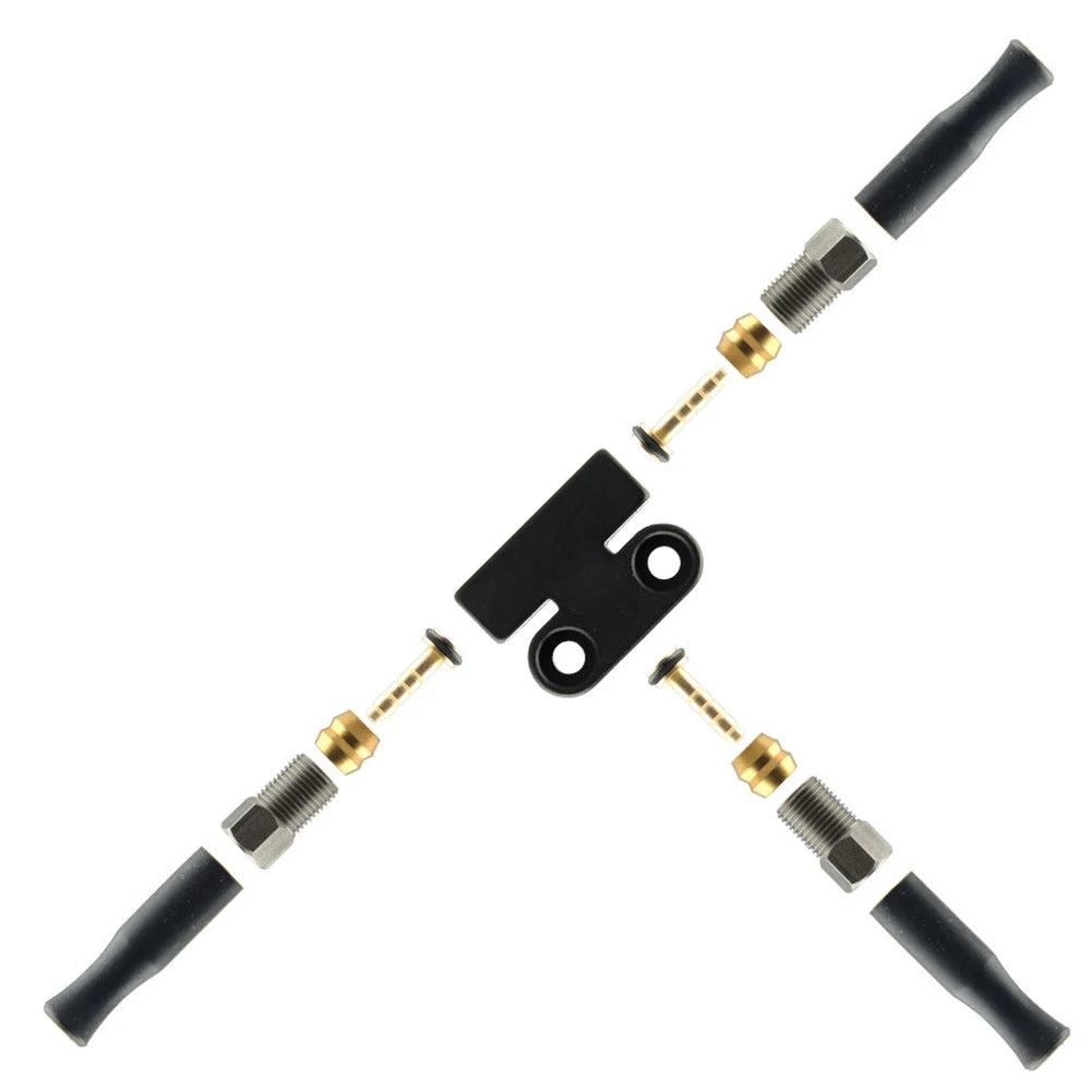 Brake Mount Adapter 1-to-2 Adapter Custom Angle Configurations Dual Output 45 Degree 90 Degree Brake Adapter Bicycle Brake Oasis Select B