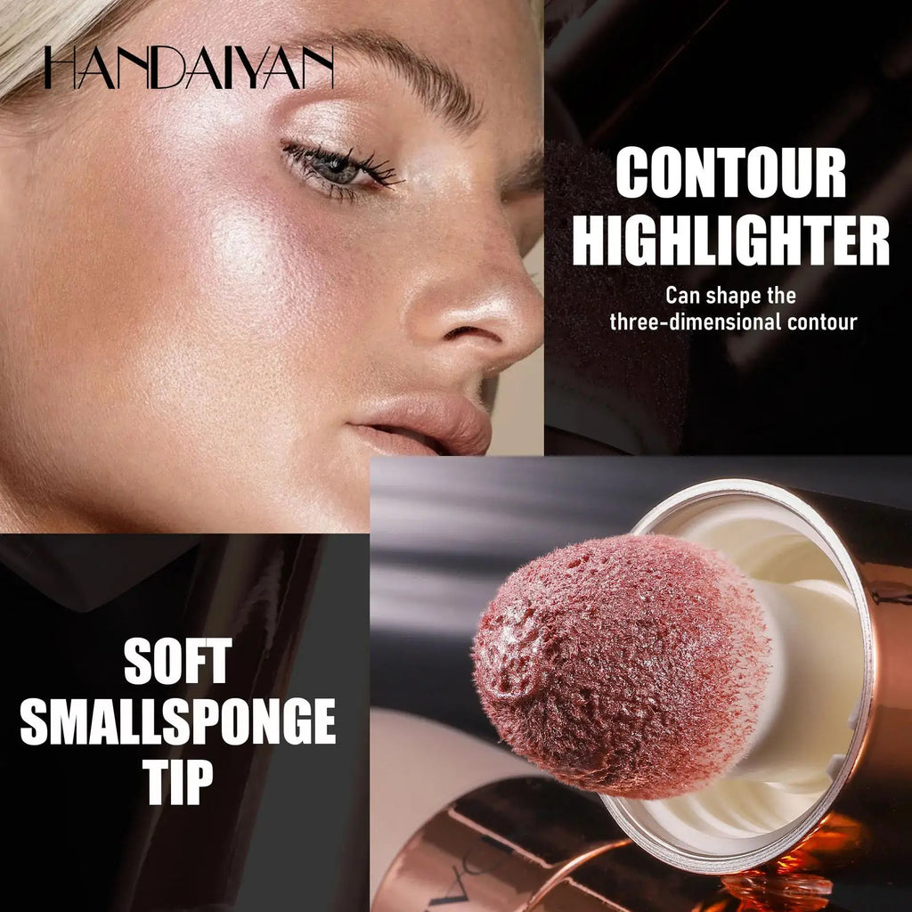 Handaiyan Rose Glow Liquid Highlighter Stick | 3D Contour