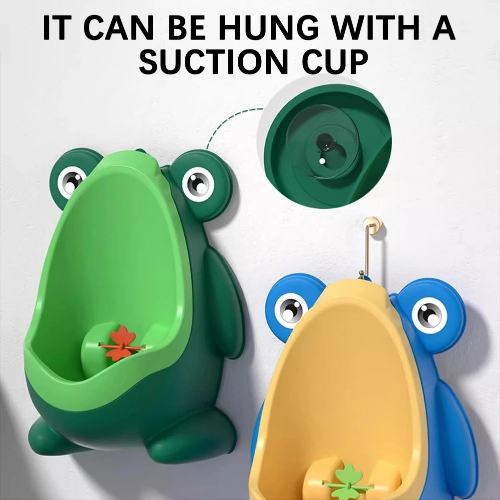 Kids' Frog Potty Training Urinal | Wall-Mounted Splash-Free