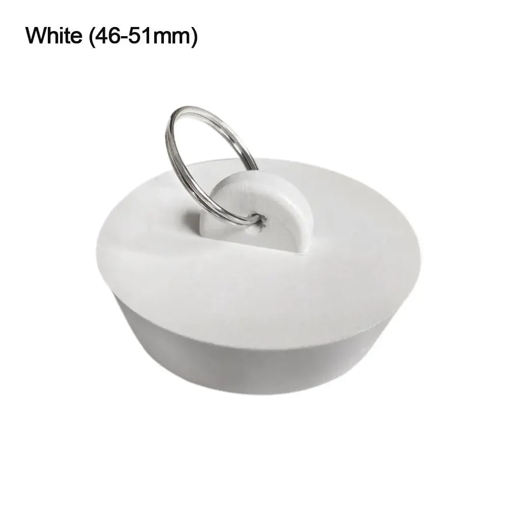 1/3pcs Rubber Bath Tub Sink Water Floor Drain Plug Durable Rubber Drain Stopper Replacement Fittings Oasis Select 3Pcs white-46-51mm