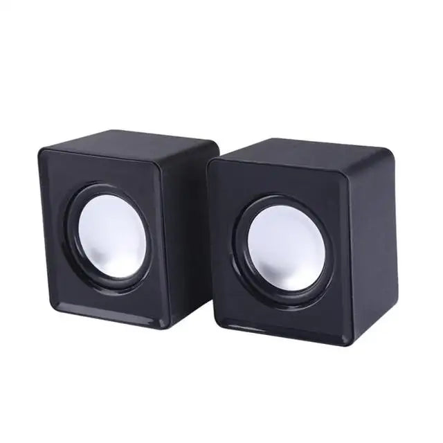 AyeBeau Mini USB Stereo Speakers for PC, Laptop & Desktop