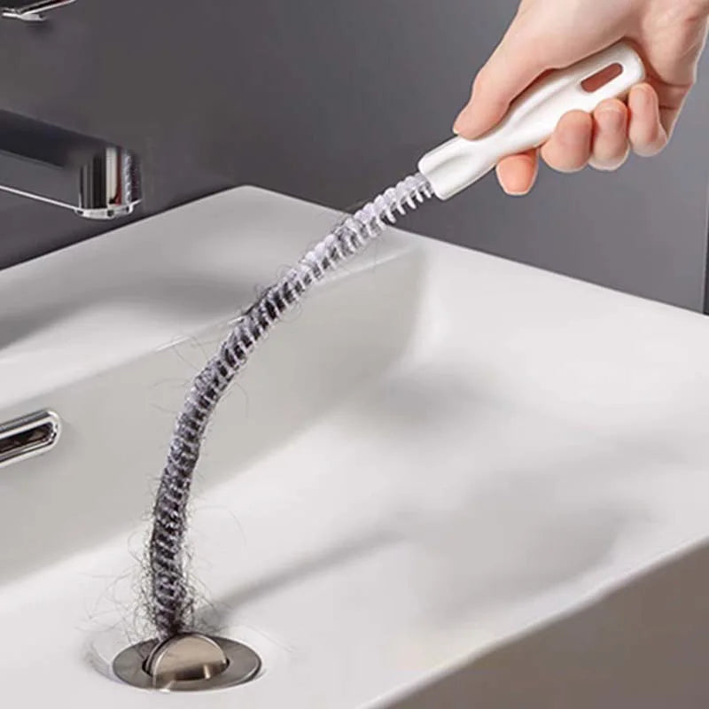 1-3pcs flexible drain hair removers, pipe hair cleaning, drain cleaning brushes, 45/60 cm, toilet unclogging, blockage removal Oasis Select