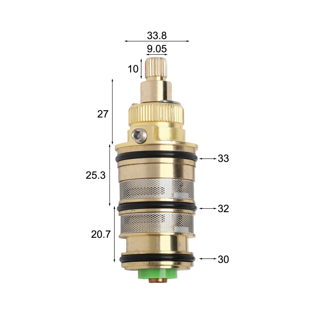 Valves Thermostatic Spool Repair Kit Thermostat Cartridge Valve Core Bath Mixer Brass Replacement Faucet Shower Valve Oasis Select