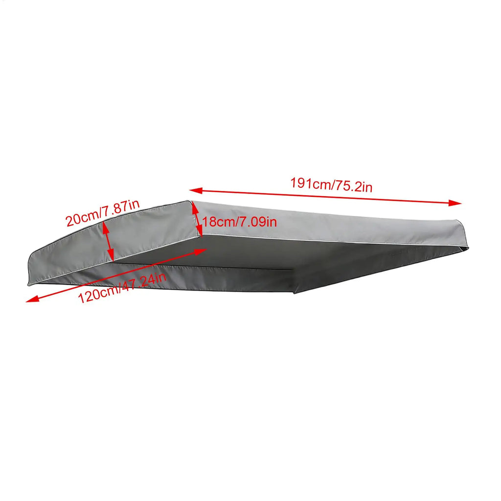75x47 Inch Waterproof Anti-UV Cover Swing Canopy Replacement Cover Replacement Canopy for Outdoor Swing for Patio Porch Garden Oasis Select