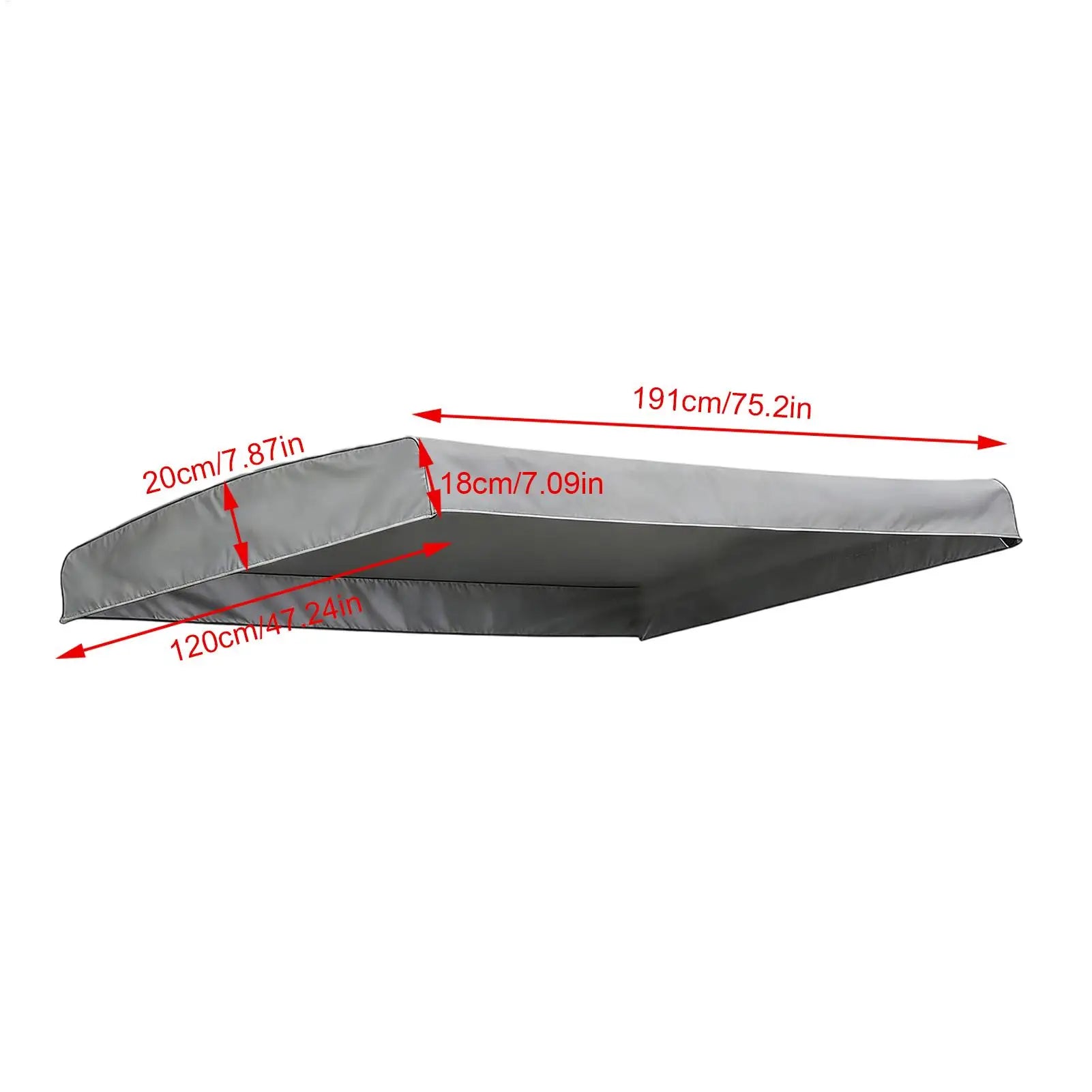 75x47 Inch Waterproof Anti-UV Cover Swing Canopy Replacement Cover Replacement Canopy for Outdoor Swing for Patio Porch Garden Oasis Select