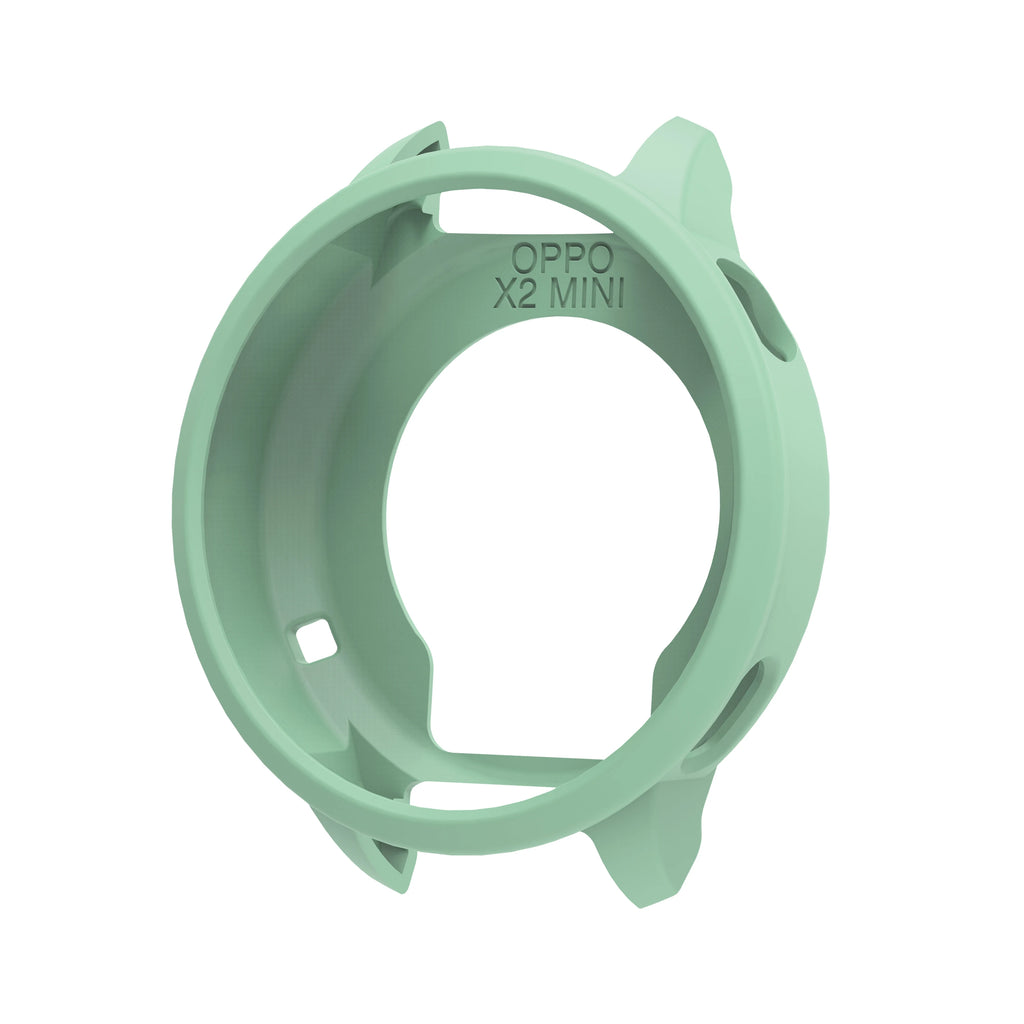 Silicone Case Cover for Oppo Watch X2 Mini – Shockproof Smartwatch Case Oasis Select light green OPPO Watch X2 mini