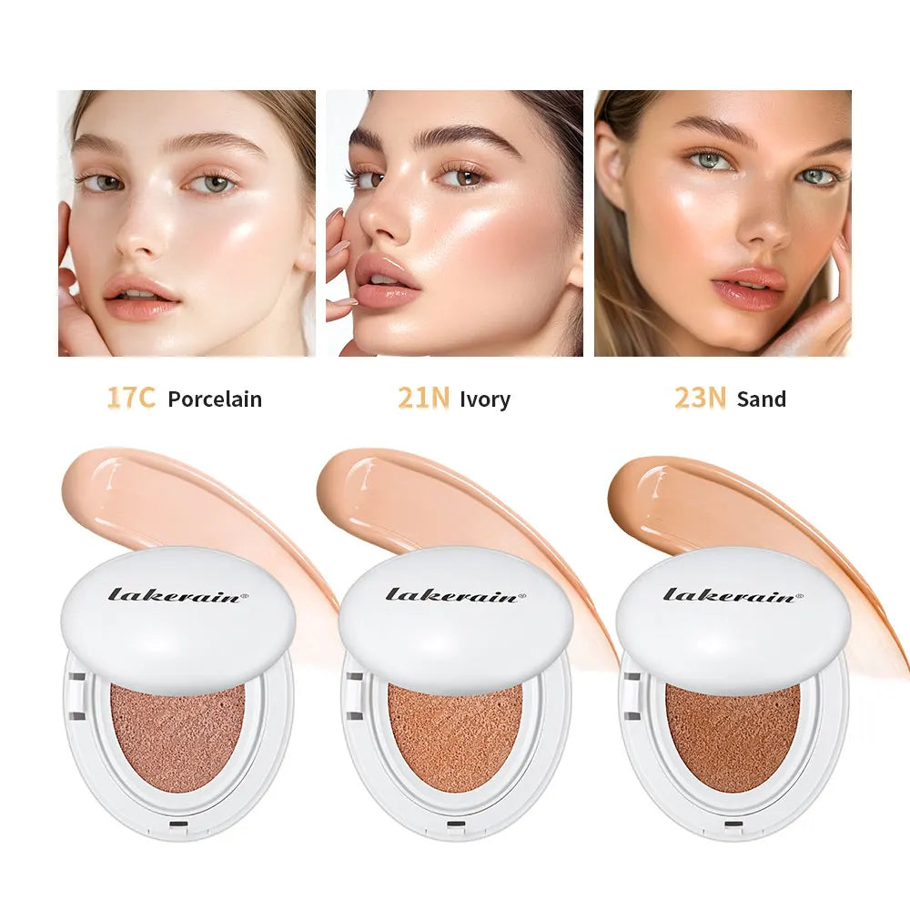 NEW Glow CC Cream Foundation Cushion Waterproof Long-lasting Brighten Foundation Cream Women Base Makeup Face Korean Cosmetics Oasis Select