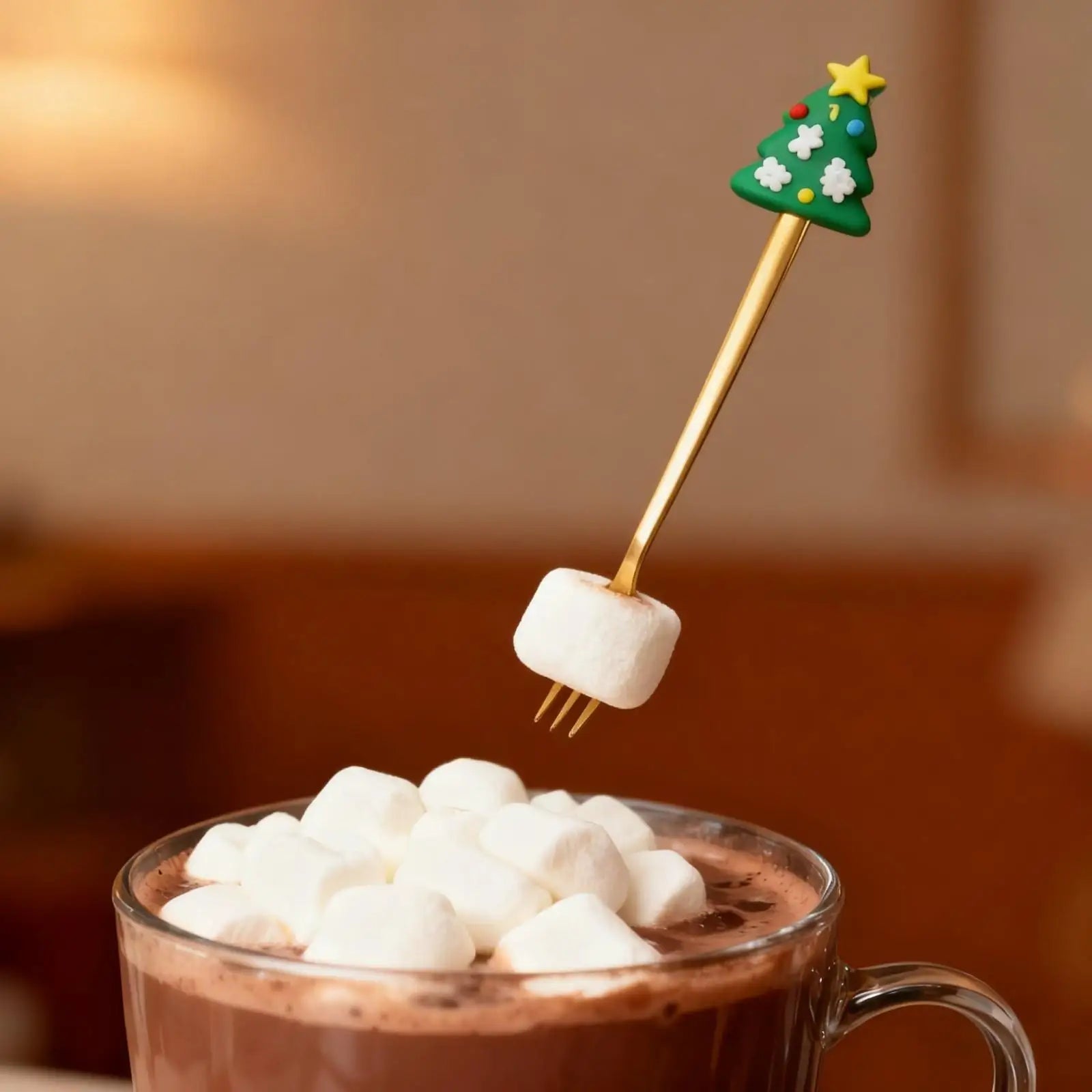 Christmas Stainless Steel Spoon & Fork Cutlery Gift Set – 4 Pc Holiday Cutlery Set Oasis Select