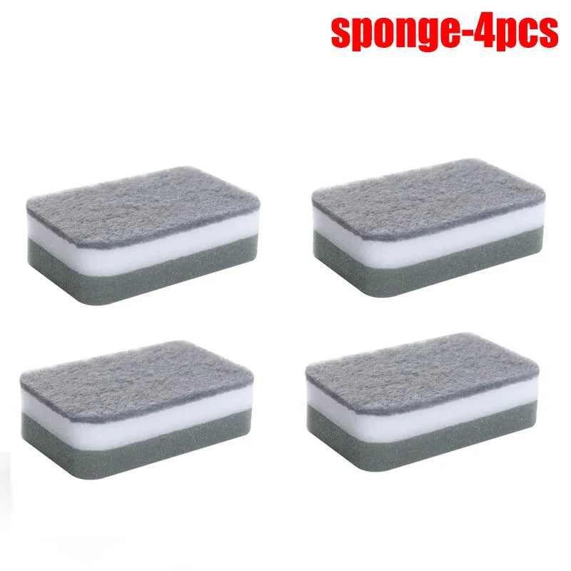 Dishwashing Liquid Dispensers Kitchen Soap Dispensers Dish Soap Dispenser Kitchen Detergent Large Capacity Sink Automatic Home Oasis Select sponge-4pcs