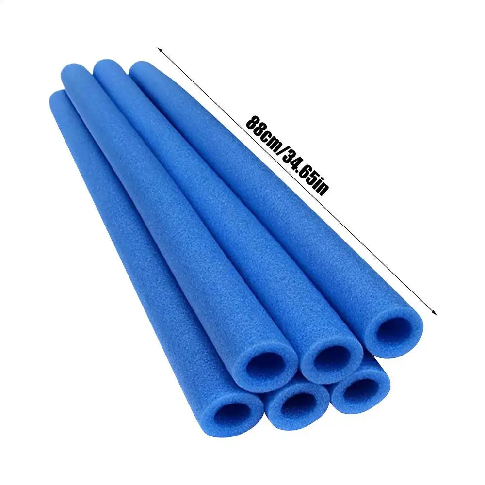 Trampoline Pole Foam Sleeves 6 Pieces Trampoline Enclosure Protection Tubes Padding Replacement Sturdy Secure for Safe Outdoor Oasis Select Blue