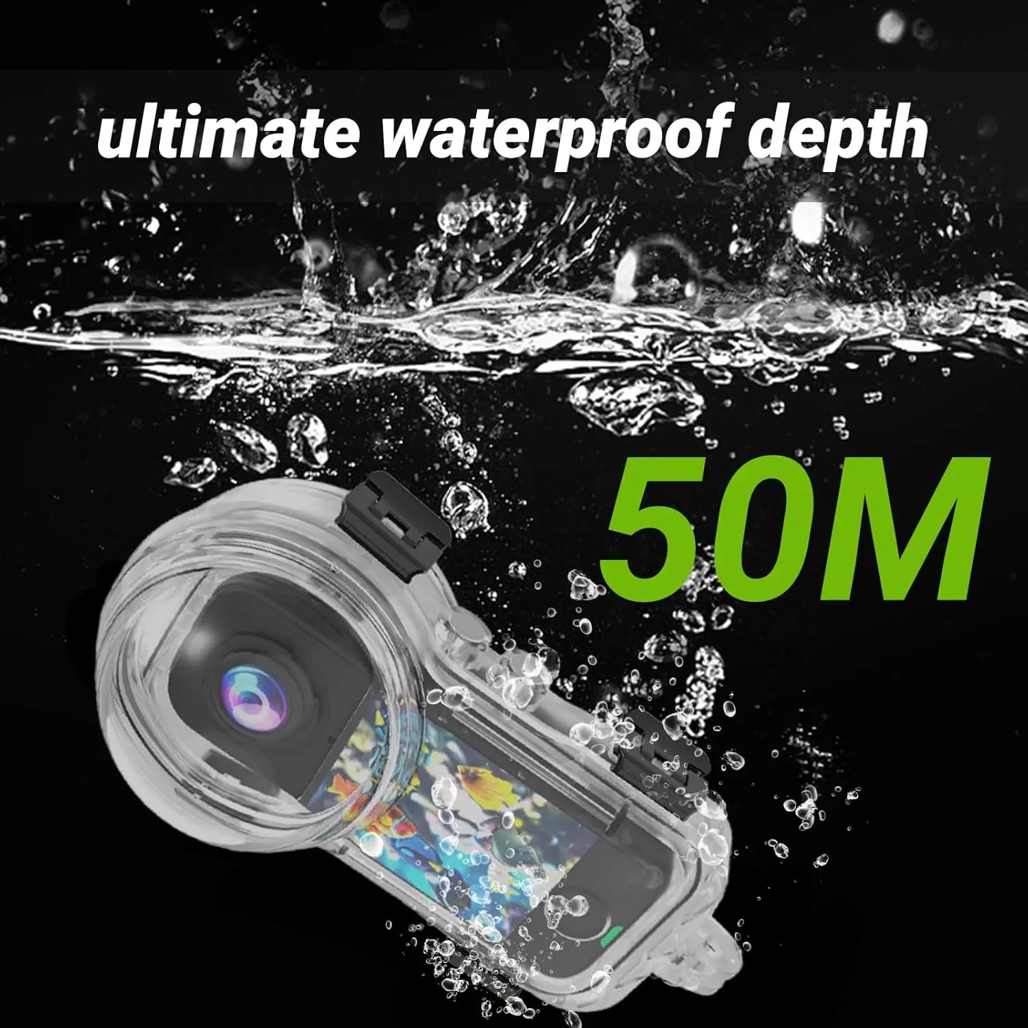 Insta360 X4 Air Invisible Waterproof Housing Shell – 50M Dive